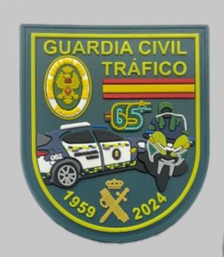 Parche Guardia C. Agrupación de Tráfico 65 aniver