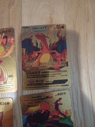 Cartas Pokémon Doradas VMAX