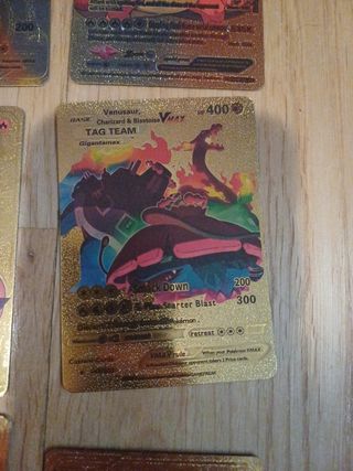 Cartas Pokémon Doradas VMAX