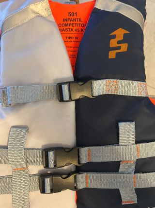 Chaleco salvavidas infantil 45kg Flotador