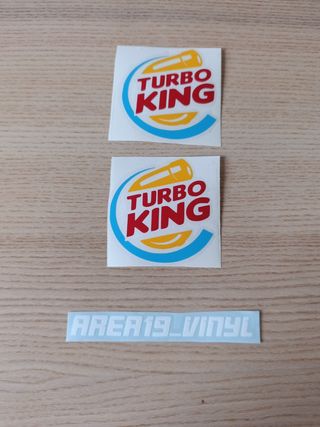Pegatina Turbo King