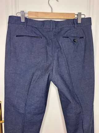 Pantalón Massimo Dutti T-40 Azul
