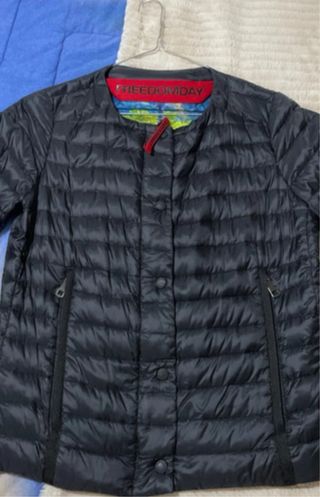 Chaqueta Plumas Ligera Freedomday Negra
