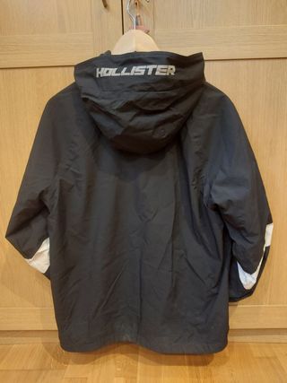 Chaqueta Hollister Negra Chico