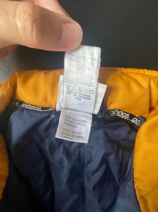 Chaqueta Vintage Adidas Azul y Naranja