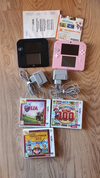 PACK 2 NINTENDO 2DS + JUEGOS