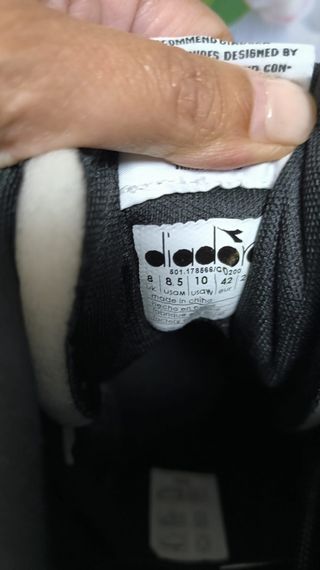 Zapatillas Diadora Negras Talla 42