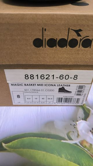 Zapatillas Diadora Negras Talla 42