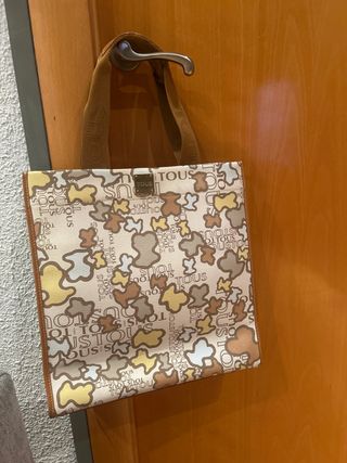 Bolso Tous Beige y Marrón