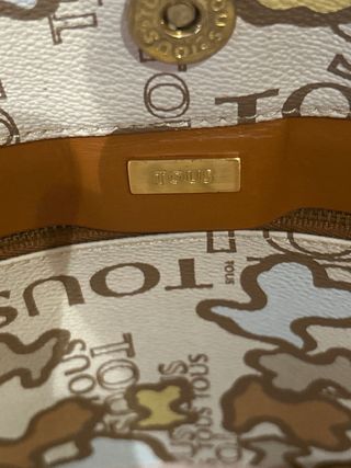 Bolso Tous Beige y Marrón