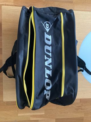 Paletero Dunlop Club Series Negro/Amarillo