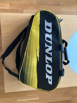 Paletero Dunlop Club Series Negro/Amarillo