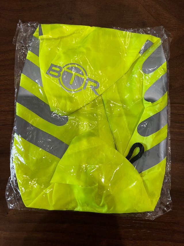 Funda Casco Bicicleta Impermeable Amarilla