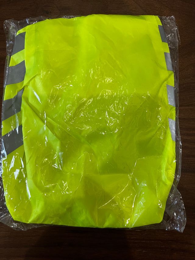 Funda Casco Bicicleta Impermeable Amarilla