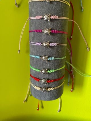Pulseras de la suerte con tortuga