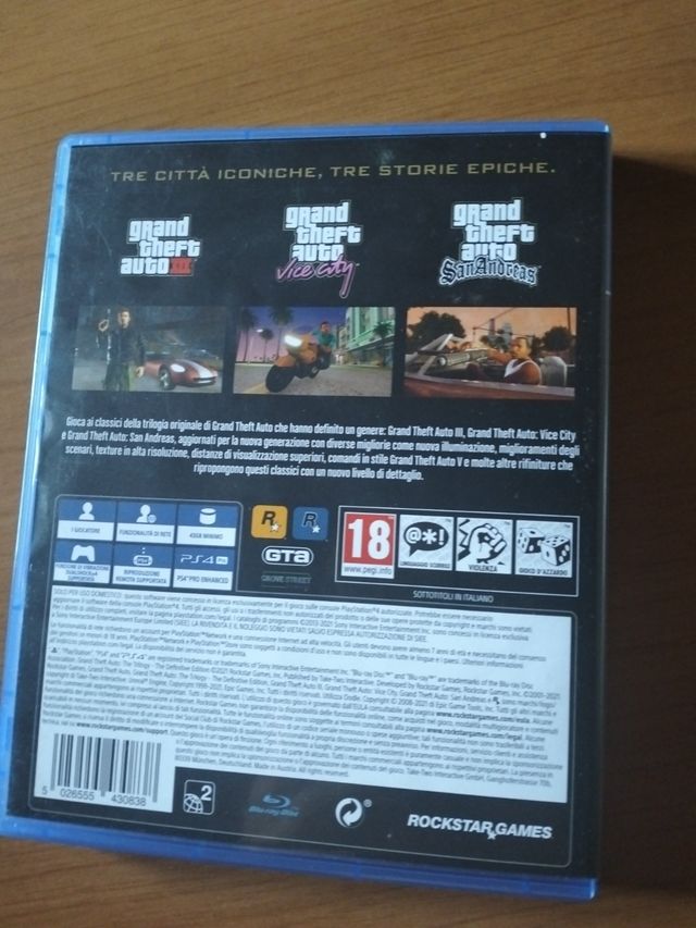 PS4 Grand Theft Auto: The Trilogy - Definitive Edi