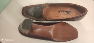 Mocasines de piel marrones