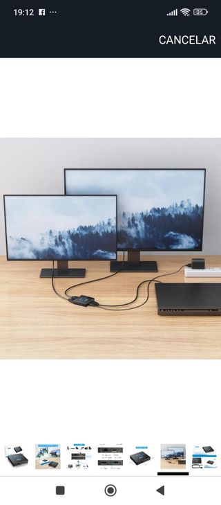 Splitter HDMI eSynic 1 Entrada 2 Salidas 4K