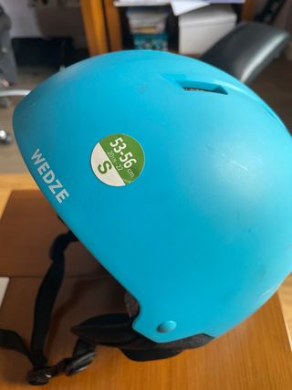 Casco Esquí Infantil Wedze Azul Talla S
