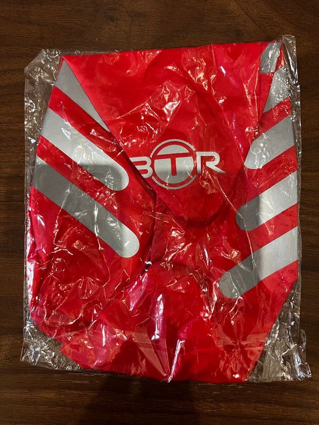 Funda Casco Bicicleta Impermeable Roja