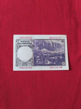Billete 25 Pesetas 1946 - MBC