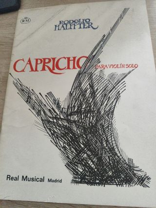 Rodolfo Halffter Capricho para violín solo