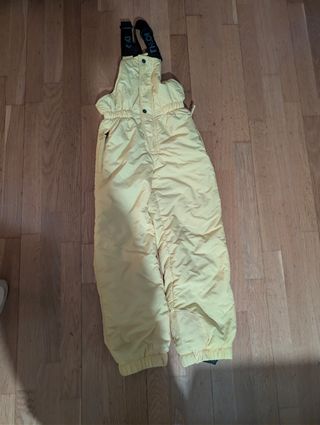 Mono de esquí para niño amarillo