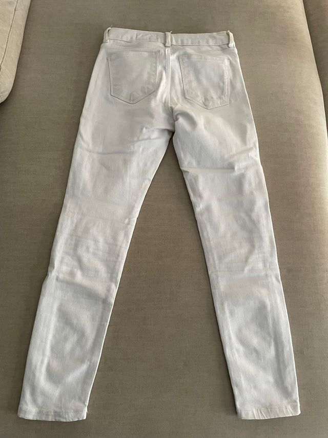 Pantaloni bianchi da bambina