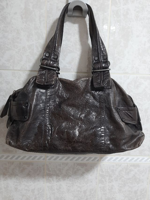 Bolso de mano Luana marrón