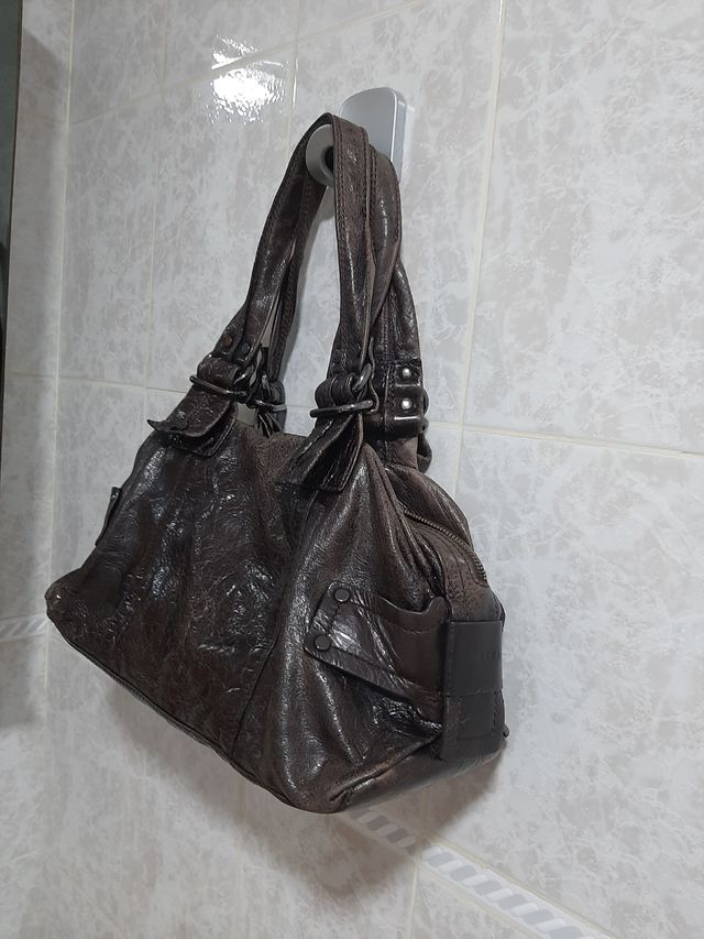 Bolso de mano Luana marrón