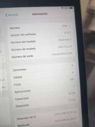 Apple iPad Mini 2 Negro