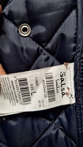 Parka acolchada Salsa hombre color burdeos