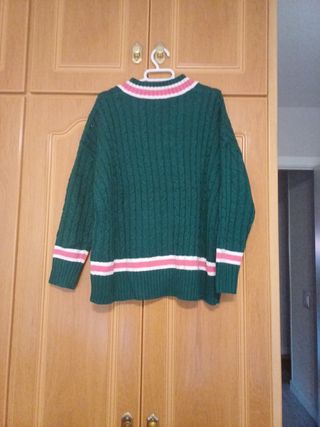 Jersey verde picó NY talla XXS oversize