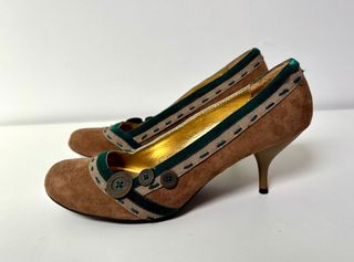 Zapatos Pepe Jeans Talla 41 Marrón y Verde