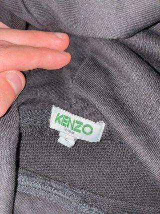 Sudadera Kenzo Negra con Logo Tigre