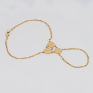 Pulsera pasamanos Medallas oro 18k 750