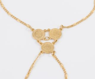 Pulsera pasamanos Medallas oro 18k 750
