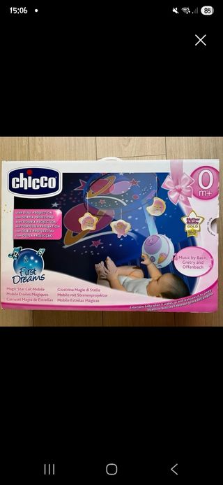 Móvil Cuna Chicco Proyector Música 18 Min