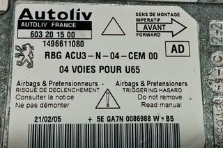 Centralita Airbag Fiat Scudo 1496611080