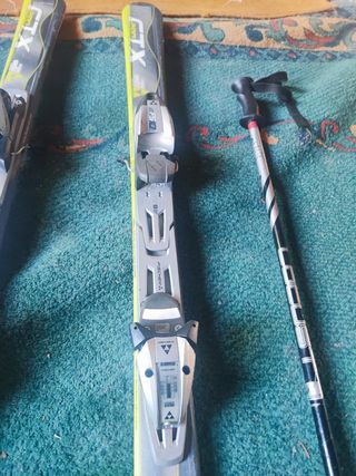 Esquís Fischer CTX 200 con bastones