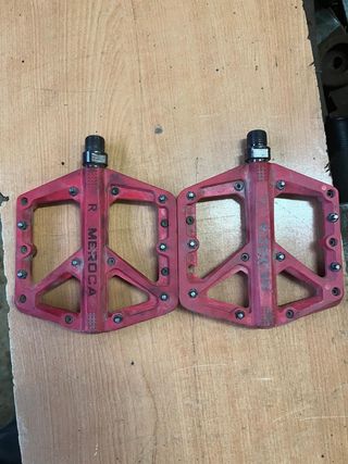 Pedales de Bicicleta Rojos