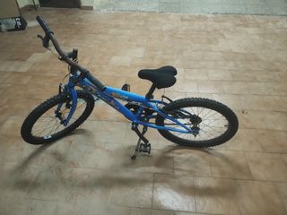 Bicicleta Montaña Niño Azul 20