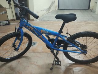 Bicicleta Montaña Niño Azul 20