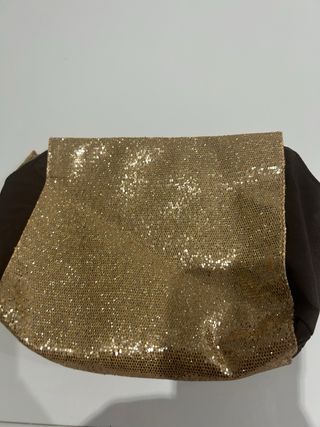 Neceser Tous Dorado y Marrón
