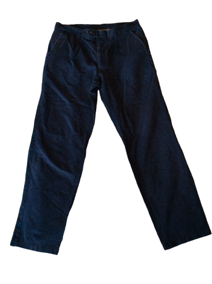 Pantalón recto azul marino