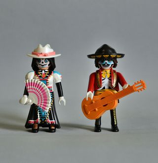 Playmobil Pareja Catrina Y Catrin Halloween