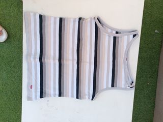 Camiseta de tirantes a rayas