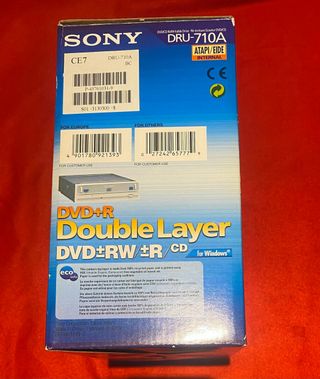 Grabadora DVD Sony DRU-710A DVD funciona