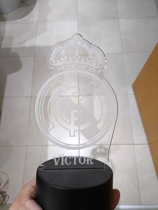 Lámpara LED Real Madrid Personalizada