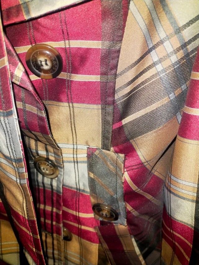 Gabardina Burberry Mujer Talla M Multicolor